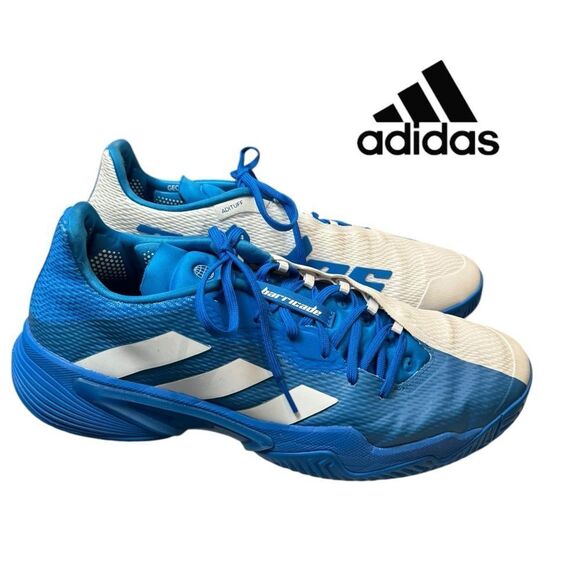 Adidas Barricade \'Blue Rush White\' GY1446 Men\'s Tennis Shoes Sneakers 13